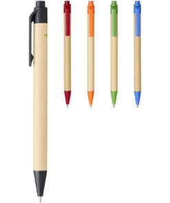 Berk Kugelschreiber aus recyceltem Karton und Mais (schwarze Mine)