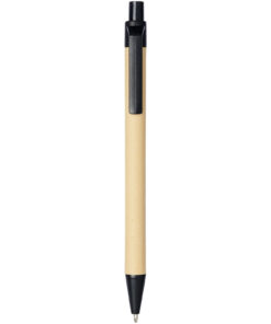 Alternative view of Berk Kugelschreiber aus recyceltem Karton und Mais (schwarze Mine)