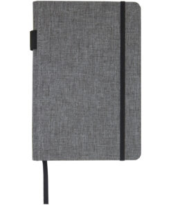 Alternative view of Orin A5 Notizbuch aus RPET heather grau