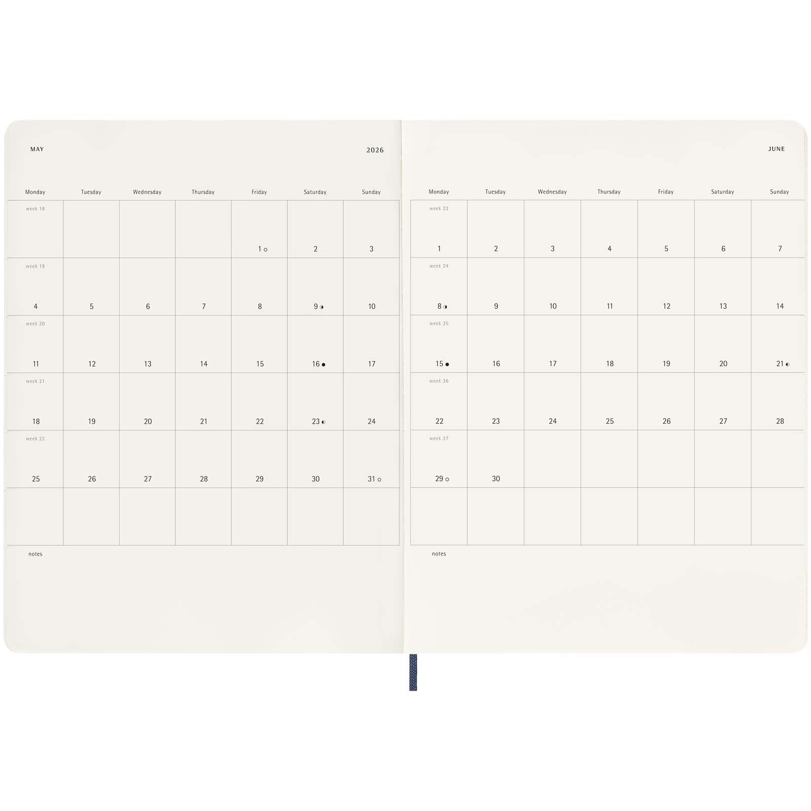 Moleskine Softcover 12 Monate Wochenkalender XL 7 Moleskine Softcover 12 Monate Wochenkalender XL – Bild 5