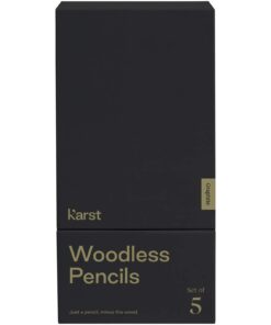 Alternative view of Karst® 5er-Pack 2B holzlose Graphitstifte grau