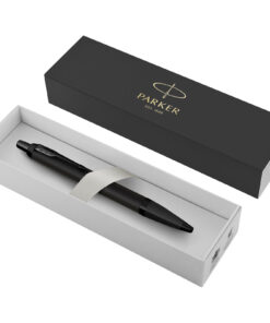 Parker IM achromatischer Kugelschreiber (blaue Mine)