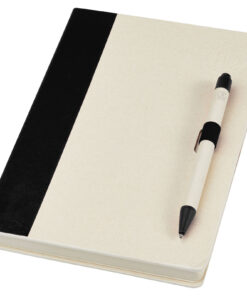 Home 12 Dairy Dream A5 Notizbuch und Kugelschreiber-Set aus recyceltem Milchkarton