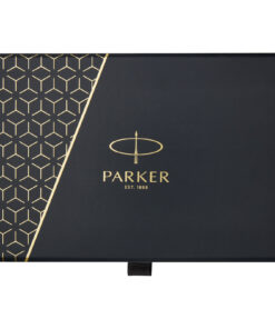 Parker IM achromatisches Kugelschreiber und Tintenroller Set mit Präsentbox (schwarze/blaue Mine) schwarz 13 10782082 P1