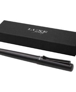 Lucetta Füllfederhalter aus recyceltem Aluminium (schwarze Mine)