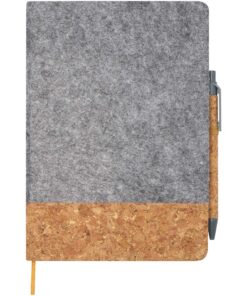 Alternative view of Veronica A5 Hardcover Notizbuch grau / natur