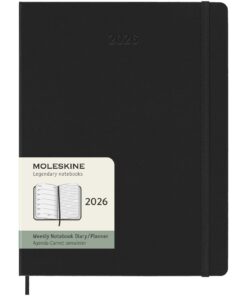 Moleskine Hardcover 12 Monate Wochenkalender XL