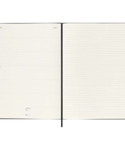 Moleskine Hardcover 12 Monate Wochenkalender XL schwarz 13 10795090 E3