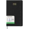 Moleskine Hardcover Wochenplaner L, undatiert schwarz 1 Moleskine Hardcover Wochenplaner L