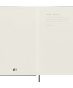 Moleskine Hardcover Wochenplaner L, undatiert schwarz 12 10795290 E1