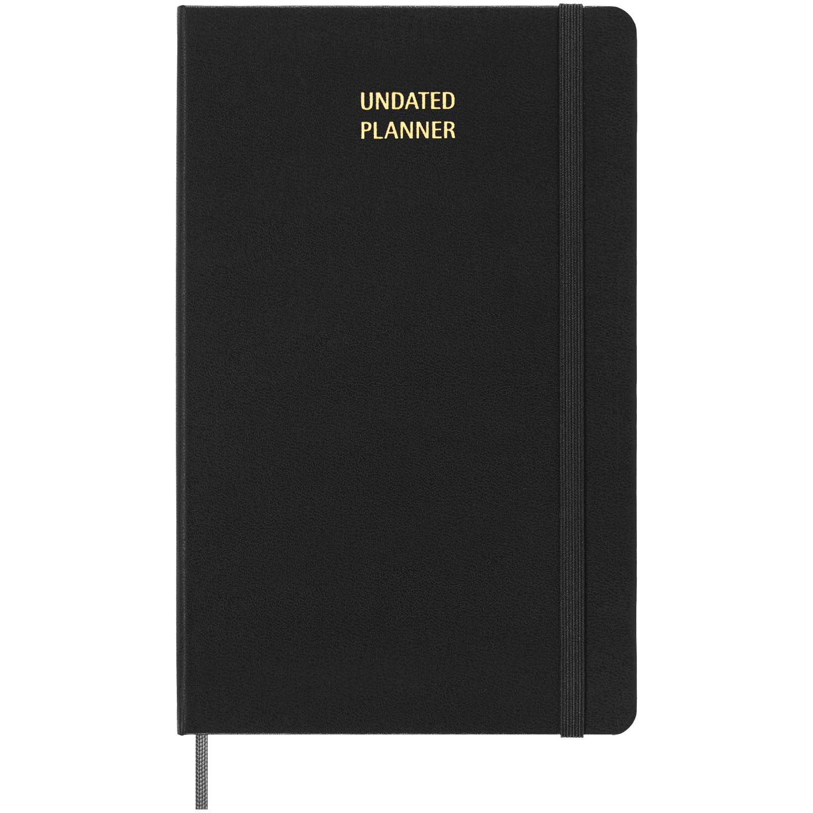 Moleskine Hardcover Wochenplaner L, undatiert schwarz 4 undatiert