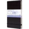 Moleskine Large Art Aquarellbuch schwarz 2 Moleskine Large Art Aquarellbuch