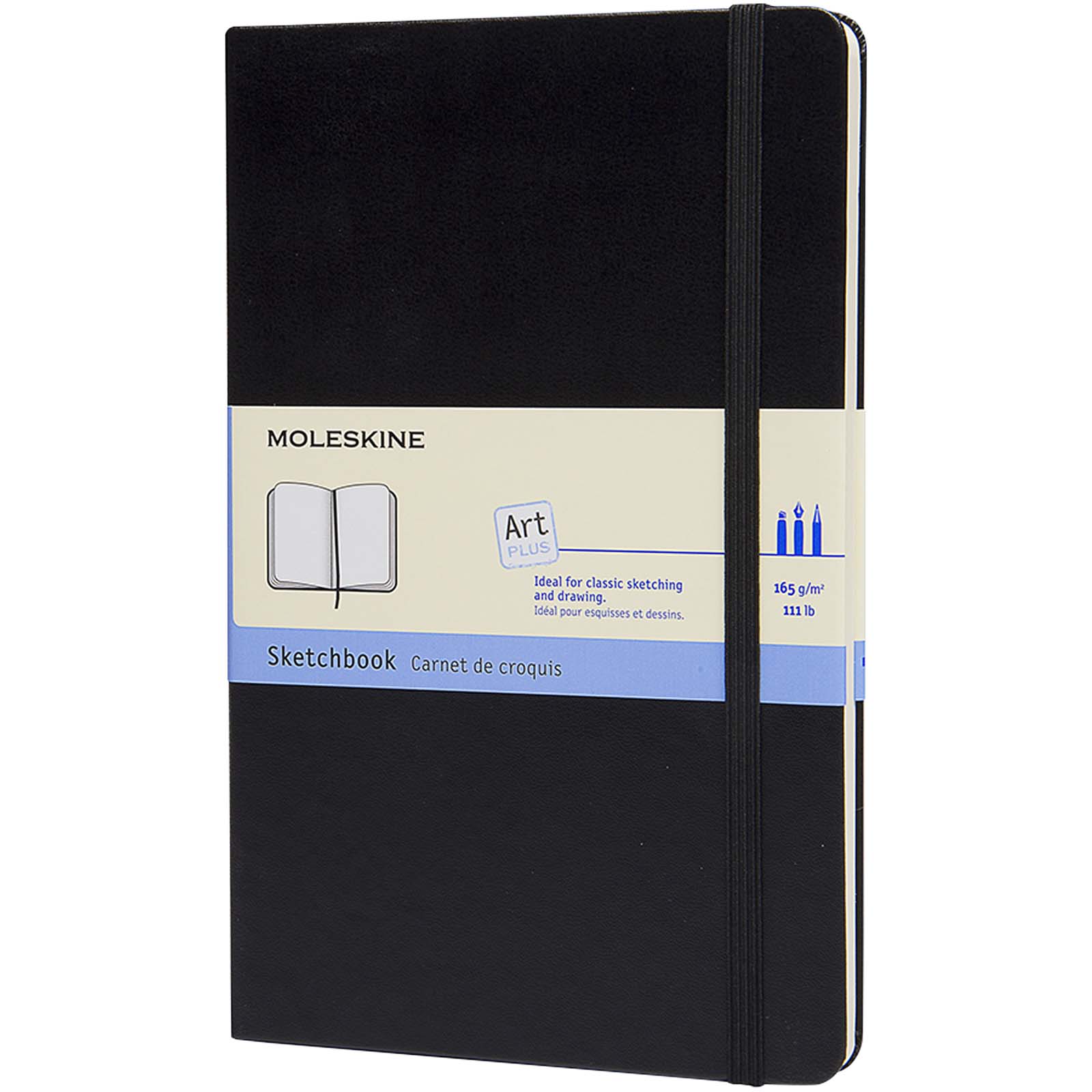 Moleskine Large Art Skizzenbuch schwarz 3 Moleskine Large Art Skizzenbuch