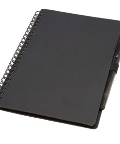 Home 18 Slate A5 wiederverwendbares Hardcover Notizbuch und Stiftset (schwarze Mine)