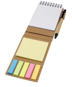 Flipper Haftnotizblock mit Kugelschreiber (schwarze Mine)