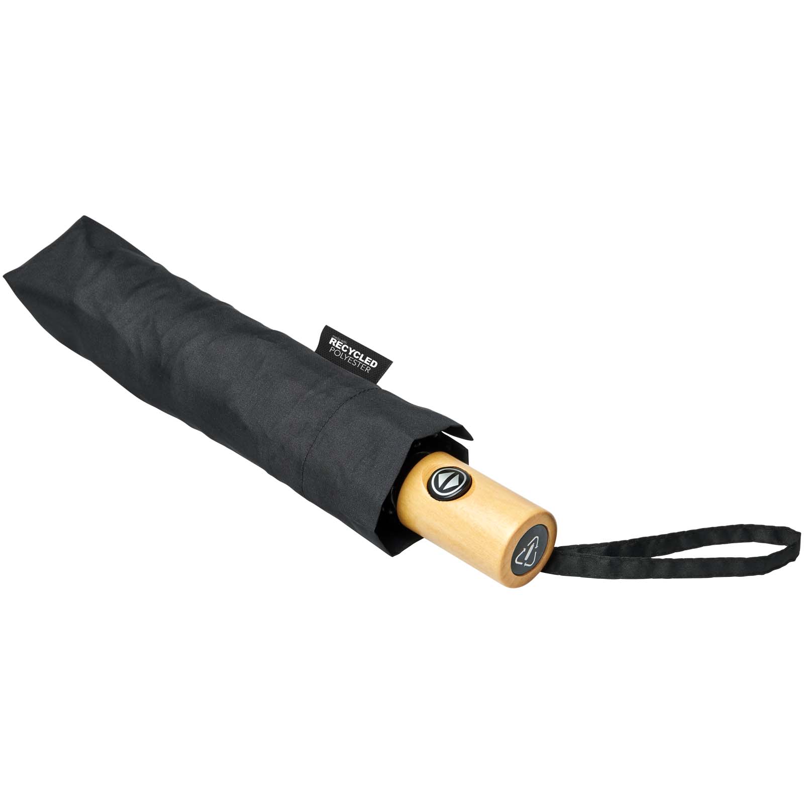 Bo 21" Vollautomatik Kompaktregenschirm aus recyceltem PET-Kunststoff 5 Bo 21" Vollautomatik Kompaktregenschirm aus recyceltem PET-Kunststoff – Bild 3