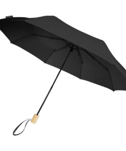 Home 18 Birgit 21'' faltbarer winddichter Regenschirm aus recyceltem PET