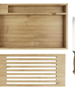 Pao Bambus-Schneidebrett mit Messer natur / silber 10 11315306 E2