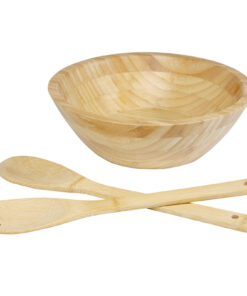 Argulls Salatschüssel und -besteck aus Bambus