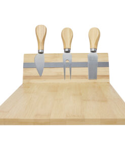 Alternative view of Mancheg Bambus Käseplatte mit Besteck magnetisch natural
