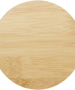 Alternative view of Leona 350 ml Glasbecher mit Bambusdeckel transparent klar