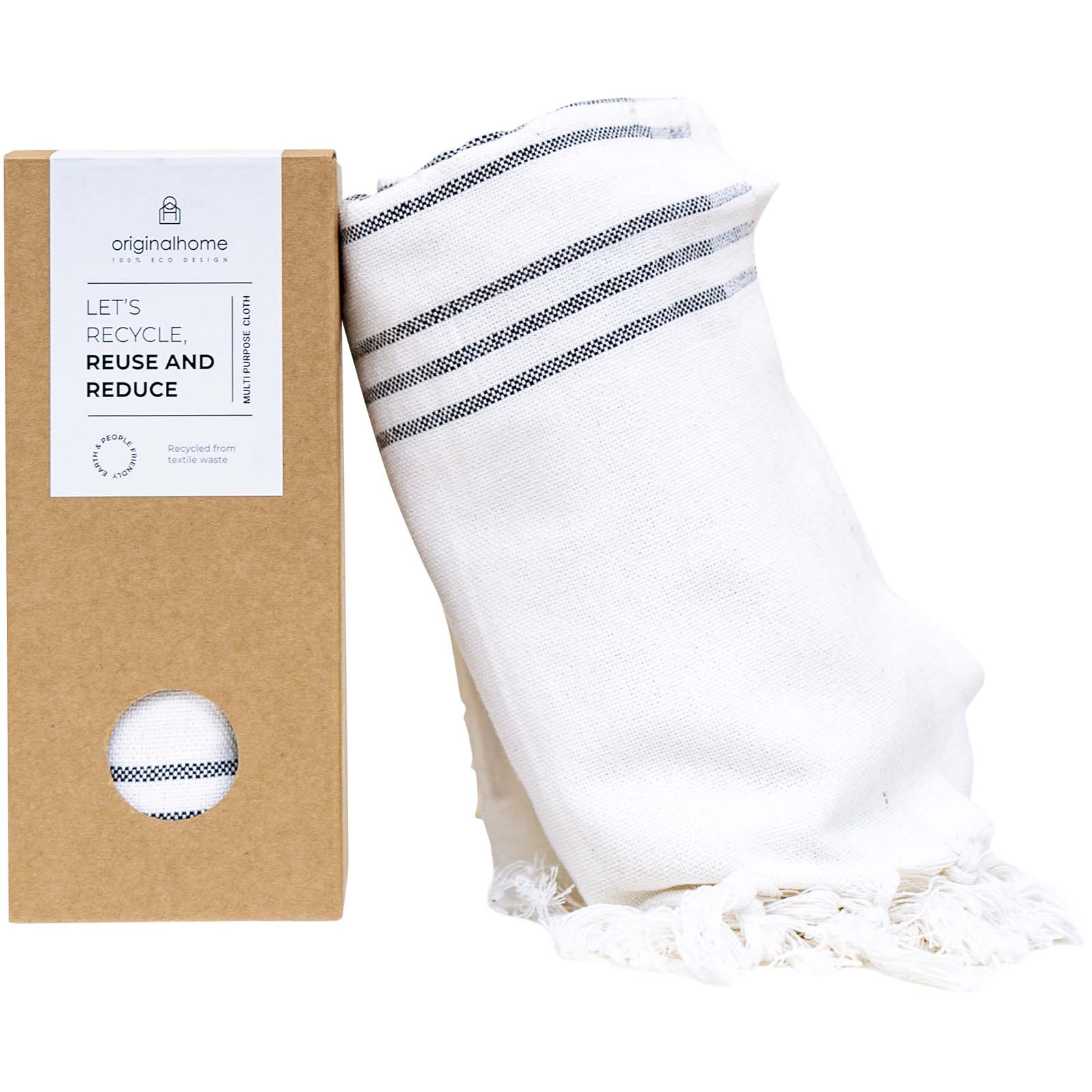 Originalhome Tuch 85 × 175 cm aus recyceltem Material 5 Originalhome Tuch 85 × 175 cm aus recyceltem Material – Bild 3