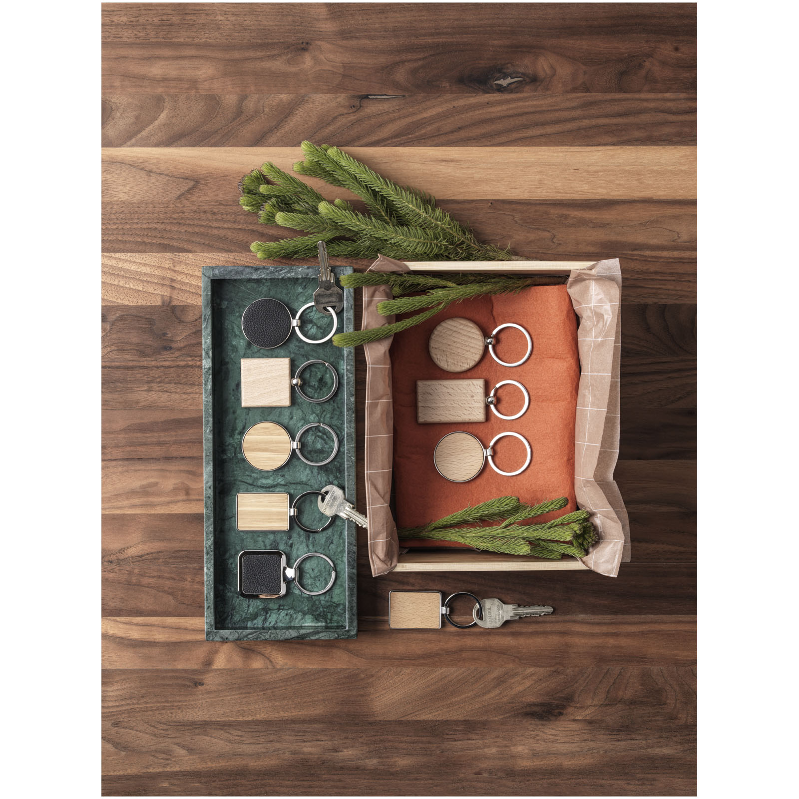 Giovanni runder Schlüsselanhänger aus Buchenholz natur 7 Giovanni runder Schlüsselanhänger aus Buchenholz natur – Bild 5