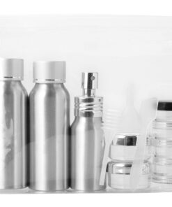 Alternative view of Traveler Reiseflaschenset (von Fluglinien zugelassen) silber