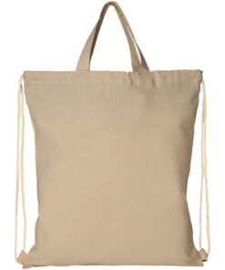 Alternative view of Pheebs 210 g/m² recycelter Turnbeutel 6L