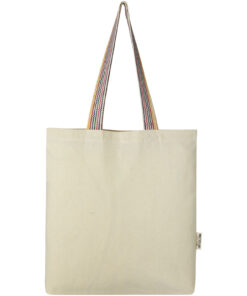 Alternative view of Rainbow 180 g/m² recycelte Tragetasche 5L natur