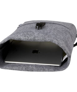 Felta Fahrradtasche aus GRS-recyceltem Filz 13 L mittelgrau 12 12066382 E2
