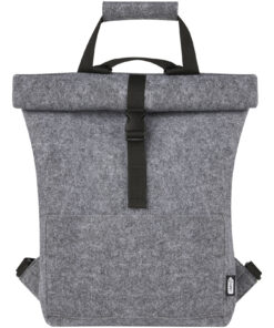 Alternative view of Felta Fahrradtasche aus GRS-recyceltem Filz 13 L mittelgrau