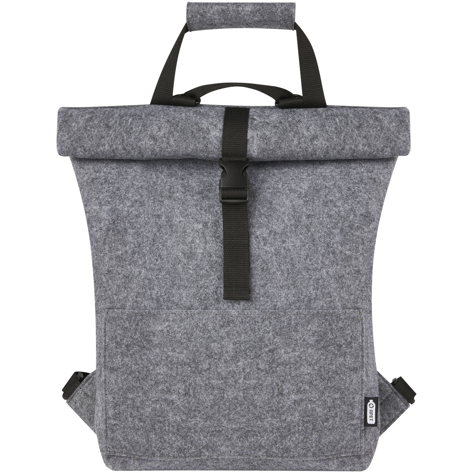 Felta Fahrradtasche aus GRS-recyceltem Filz 13 L mittelgrau 4 Felta Fahrradtasche aus GRS-recyceltem Filz 13 L mittelgrau – Bild 2