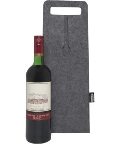 Felta 75cl Weinbeutel aus GRS recyceltem Filz mittelgrau 9 12066582 E2