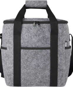 Alternative view of Felta Kühltasche aus GRS-recyceltem Filz 21 L mittelgrau
