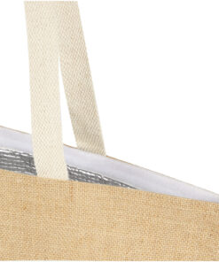 Juta 300 g/m² Jute Kühltragetasche 12 L natur / weiss 9 12067506 D1