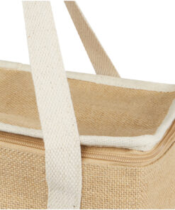 Juta 300 g/m² Jute Kühltragetasche 19 L natur / weiss 11 12067606 D1