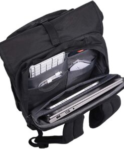 Case Logic Variate 17" erweiterbarer Rolltop Laptop Rucksack aus recyceltem Material schwarz 14 12077690 E3