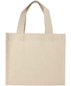 Odessa Mini-Tragetasche mit Bodenfalte aus 220 g/m² GRS Recyclingbaumwolle 9L 9 12078706 B1