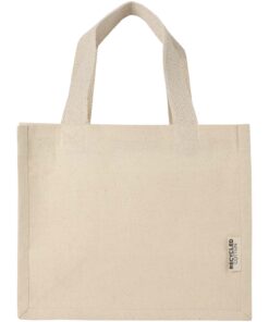 Alternative view of Odessa Mini-Tragetasche mit Bodenfalte aus 220 g/m² GRS Recyclingbaumwolle 9L