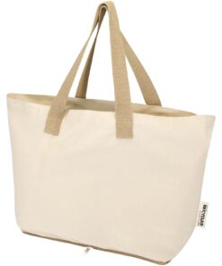 Sierra 140 g/m² Faltbare Tragetasche aus GRS recycelter Baumwolle 12L