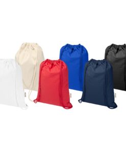 Peru Blend 180 g/m² Sportbeutel aus GRS recycelter Baumwolle 5L 11 12079101 G1