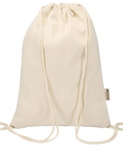 Alternative view of Peru Blend 180 g/m² Sportbeutel aus GRS recycelter Baumwolle 5L