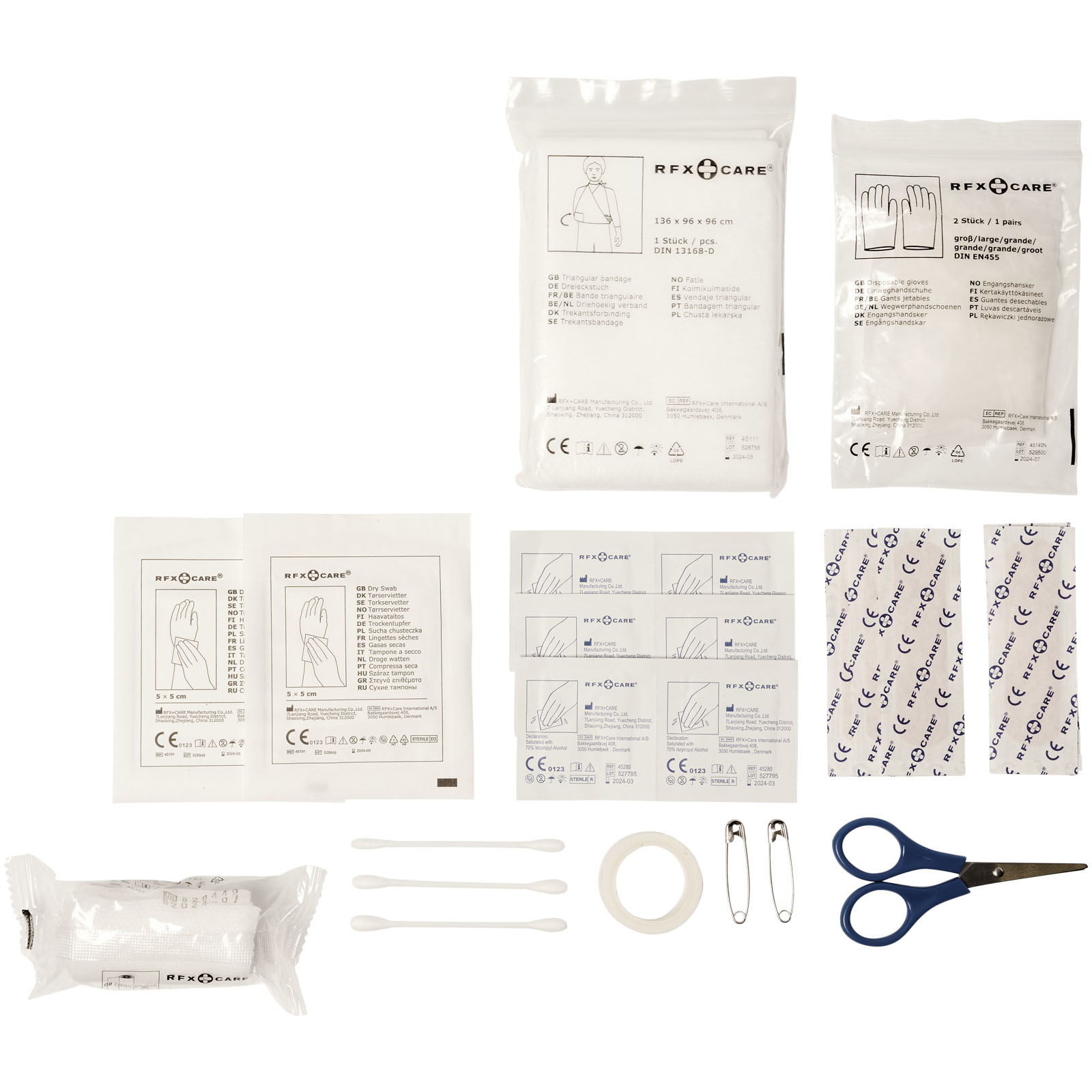 Alexander 30-teiliges Erste-Hilfe-Set mit wasserfester Tasche 6 Alexander 30-teiliges Erste-Hilfe-Set mit wasserfester Tasche – Bild 4