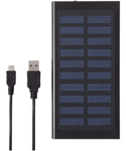 Stellar 8000 mAh Solar Powerbank schwarz 13 12368800 E1