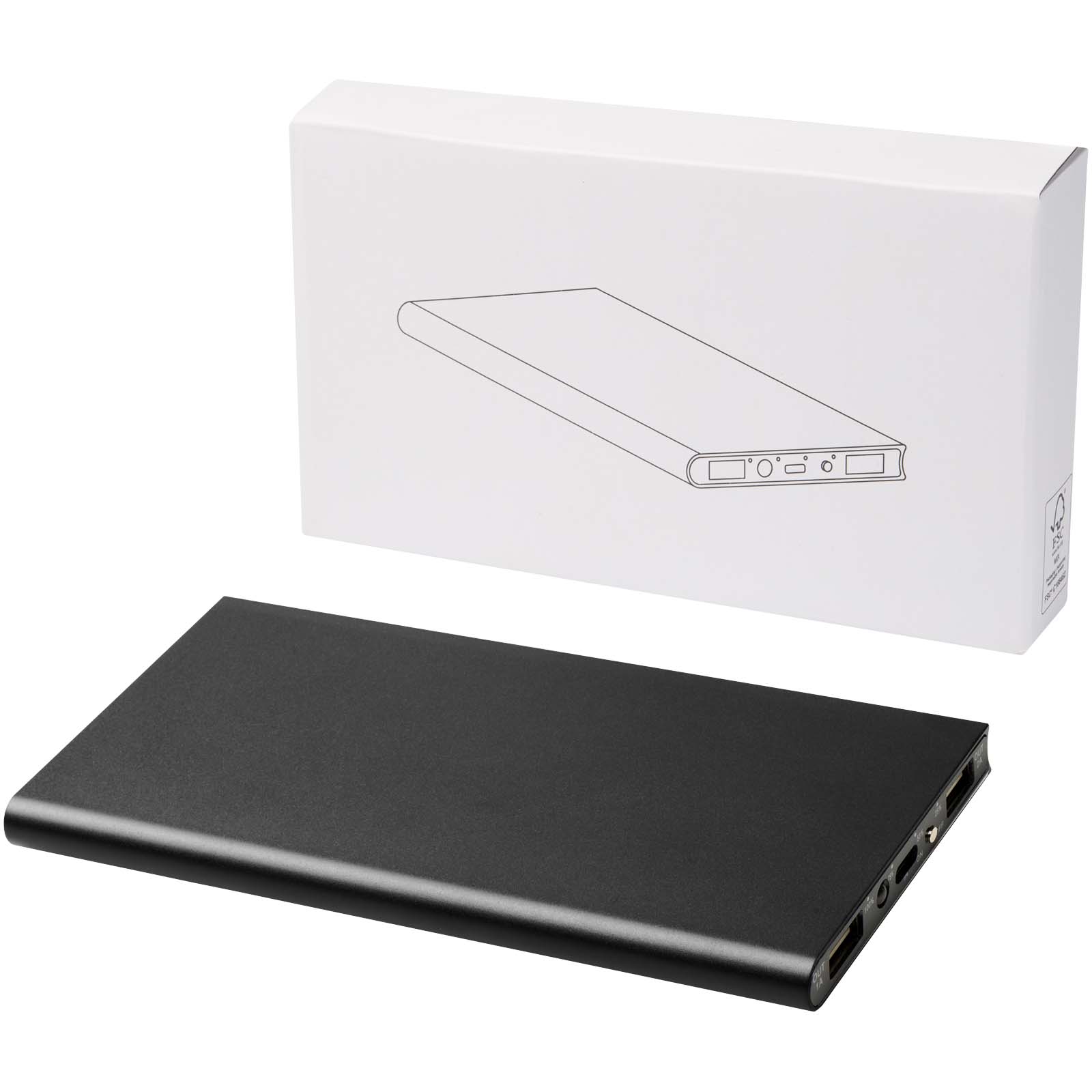 Plate 8000 mAh Aluminium-Powerbank 8 Plate 8000 mAh Aluminium-Powerbank – Bild 6