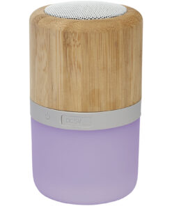 Aurea Bluetooth® Lautsprecher aus Bambus mit Licht natur 11 12415171 E1