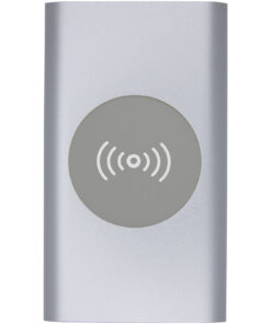 Alternative view of Juice 4000 mAh kabellose Powerbank silber