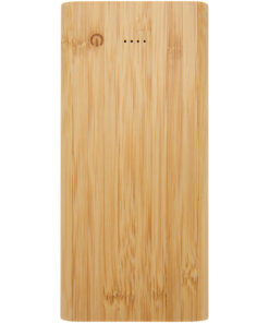 Alternative view of Tulda 10.000 mAh Powerbank aus Bambus natur