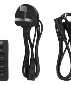 ADAPT PD-Powerstation aus recyceltem Kunststoff, 72W schwarz 12 12433090 E1